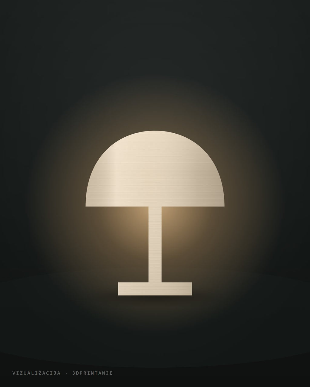 Lampa „Talas“ – vizualizacija, tamna scena