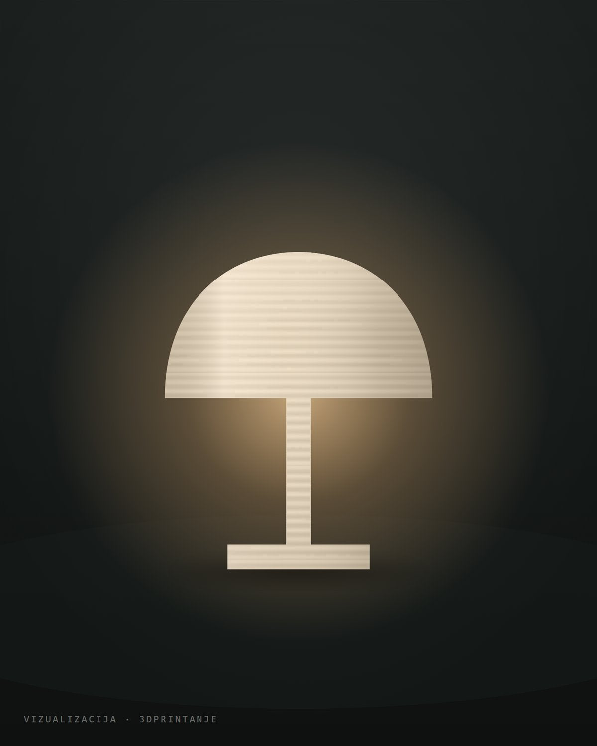 Lampa „Talas“ – vizualizacija, tamna scena