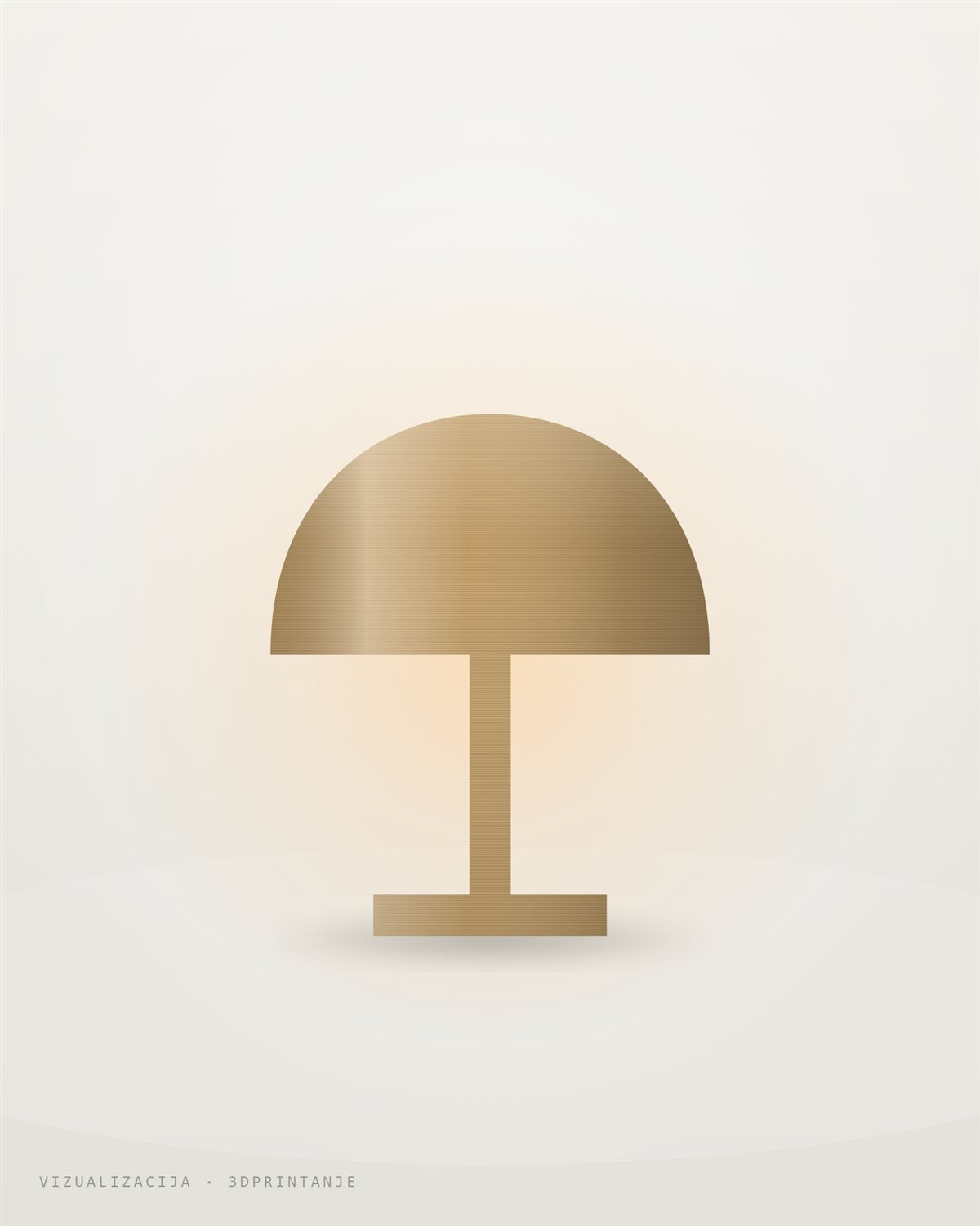 Mini lampa „Kupola“ – vizualizacija proizvoda